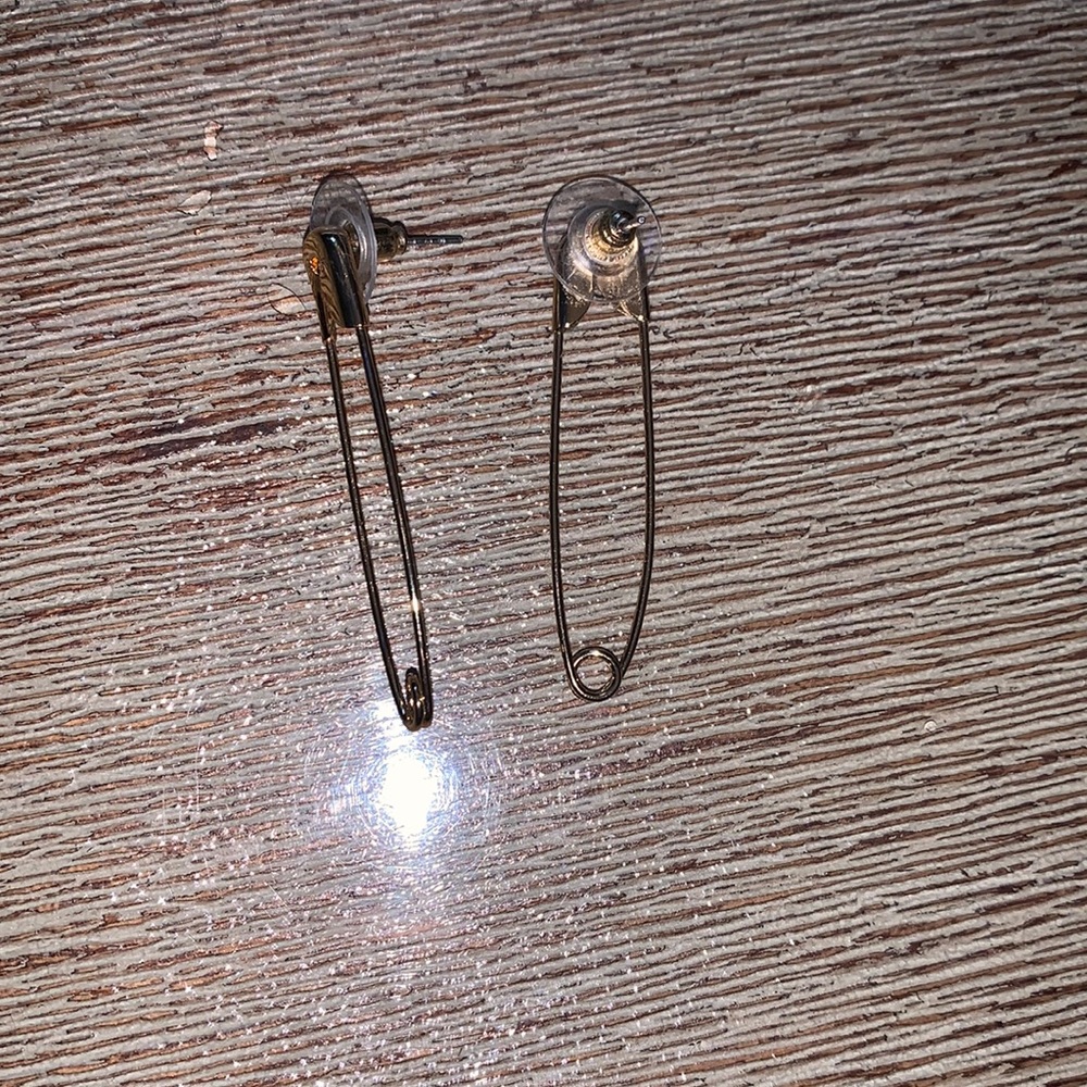 Paper clip earrings